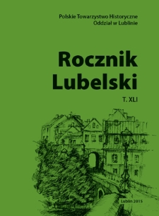 Rocznik Lubelski. T. 41 (2015)