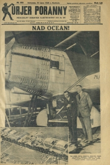 Kurjer Poranny : niedzielny dodatek ilustrowany do R.52, No 195 (15 lipca 1928)
