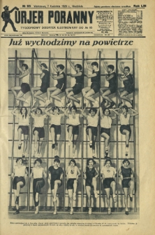 Kurjer Poranny : tygodniowy dodatek ilustrowany do R. 53, No 95 (7 kwietnia 1929)
