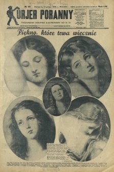 Kurjer Poranny : tygodniowy dodatek ilustrowany do R. 54, No 33 (2 lutego 1930)