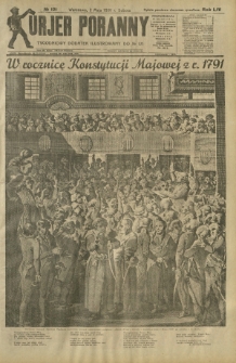 Kurjer Poranny : tygodniowy dodatek ilustrowany do R. 54, No 121 (3 maja 1930)