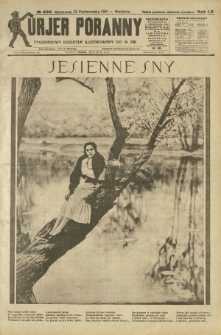 Kurjer Poranny : tygodniowy dodatek ilustrowany do R. 55, No 296 (25 października 1931)