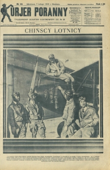Kurjer Poranny : tygodniowy dodatek ilustrowany do R. 56, No 38 (7 lutego 1932)