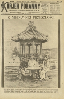 Kurjer Poranny : tygodniowy dodatek ilustrowany do R. 56, No 66 (6 marca 1932)