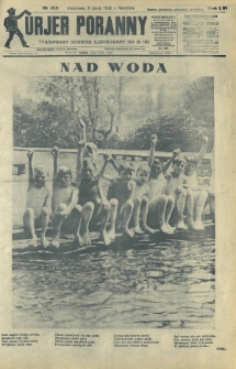 Kurjer Poranny : tygodniowy dodatek ilustrowany do R. 56, No 183 (3 lipca 1932)