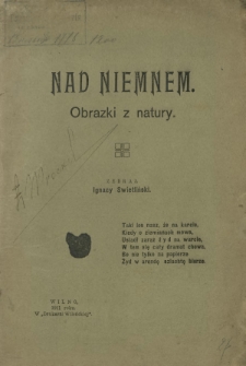 Nad Niemnem : obrazki z natury
