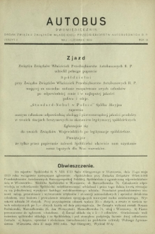 Autobus. R. 3, nr 2 (maj-czerwiec 1933)