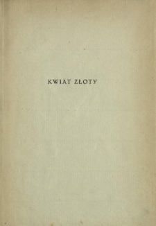 Kwiat złoty : Gobineau Redivivus
