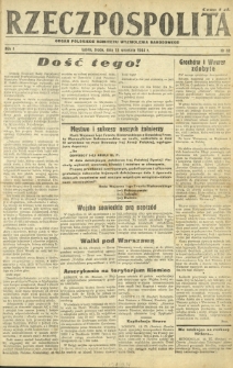 Rzeczpospolita : organ Polskiego Komitetu Wyzwolenia Narodowego. R. 1, nr 42 (13 września 1944)