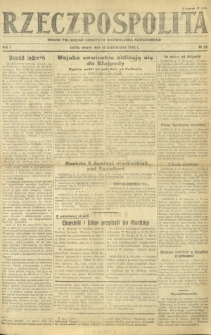 Rzeczpospolita : organ Polskiego Komitetu Wyzwolenia Narodowego. R. 1, nr 68 (10 października 1944)