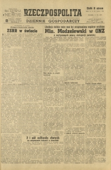 Rzeczpospolita i Dziennik Gospodarczy. R. 4, nr 261 (23 września 1947)