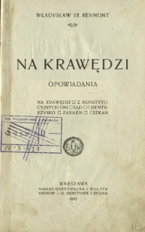 Na krawędzi : opowiadania
