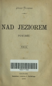 Nad jeziorem : powieść. T. 2