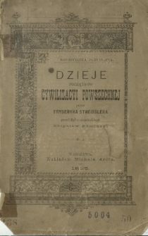 Dzieje początk&oacute;w cywilizacyi powszechnej