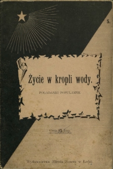 Życie w kropli wody