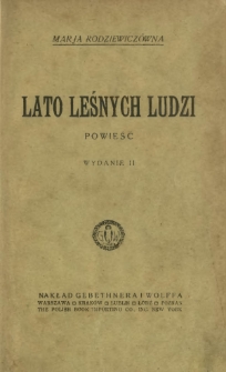 Lato leśnych ludzi : powieść