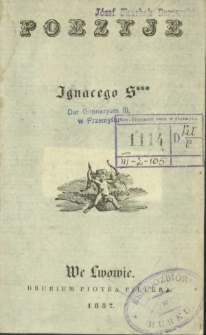 Poezyje Ignacego S***