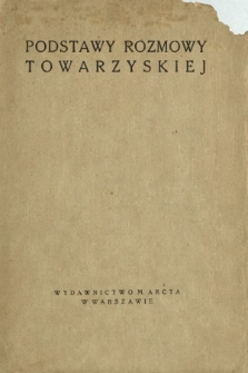 Podstawy rozmowy towarzyskiej
