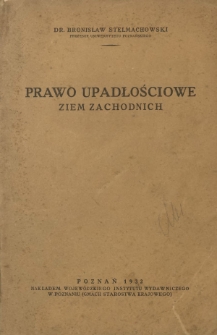 Prawo upadłościowe Ziem Zachodnich
