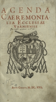 Agenda Ceremonialia Ecclesiae Varmiensis