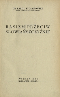 Rasizm przeciw słowiańszczyźnie