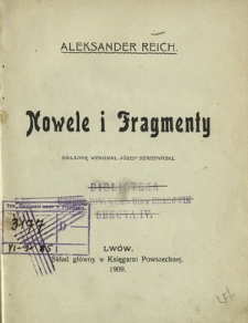 Nowele i fragmenty