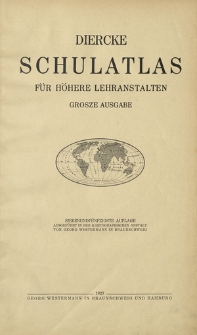 Diercke Schulatlas für höhere Lehranstalten