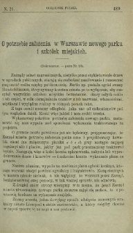 Ogrodnik Polski : dwutygodnik poświęcony wszystkim gałęziom ogrodnictwa T. 2, Nr 21 (1880)