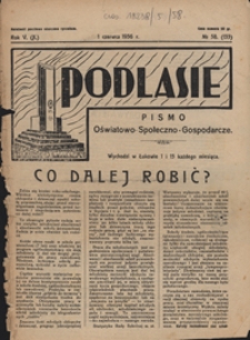 Podlasie : pismo społeczno-gospodarczo-oświatowe R. 5 (10) nr 58 (133)