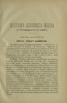 Ogrodnik Polski : dwutygodnik poświęcony wszystkim gałęziom ogrodnictwa T. 7, Nr 21 (1885)