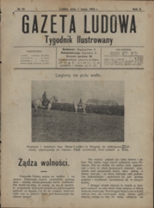 Gazeta Ludowa : tygodnik ilustrowany 1916-05-07, R. 2, nr 19
