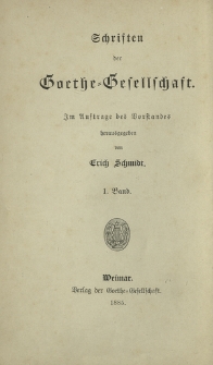 Briefe von Goethes Mutter an die Herzogin Anna Amalia