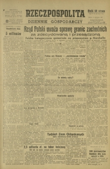 Rzeczpospolita i Dziennik Gospodarczy. R. 4, nr 98 (12 kwietnia 1947)