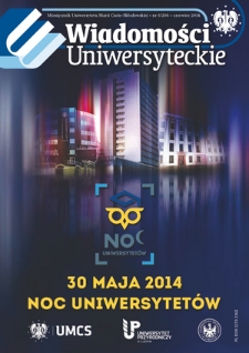 Wiadomości Uniwersyteckie. R. 24, nr 6 (czerwiec 2014)