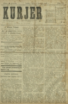 Kurjer / redaktor i wydawca Stanisław Korczak. - R. 3, nr 84 (10 kwietnia) 1908)