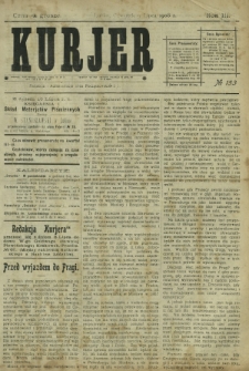 Kurjer / redaktor i wydawca Stanisław Korczak. - R. 3, nr 153 (9 lipca 1908)