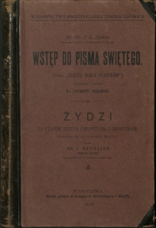 Wstęp do Pisma Świętego : (treść "Złotej Biblii Klasyk&oacute;w")