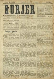 Kurjer / redaktor i wydawca Stanisław Korczak. - R. 3 , nr 198 (1 września 908)