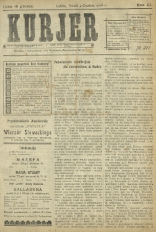 Kurjer / redaktor i wydawca Stanisław Korczak. - R. 3, nr 277 (2 grudnia 1908)