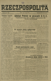 Rzeczpospolita. R. 3, nr 40=536 (9 lutego 1946)