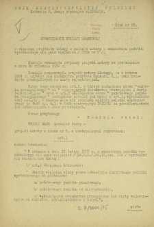 Sprawozdanie Komisji Skarbowej o rządowym projekcie ustawy o zmianie ustawy o samoistnym podatku wyrównawczym dla gmin wiejskich (druk nr 9). Druk Nr 75 [Dodatek do] : Sprawozdanie Stenograficzne z ... Posiedzenia Sejmu Rzeczypospolitej z dnia ... (V Kadencja 1938-1939)
