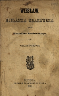 Wiesław : sielanka krakowska