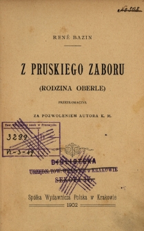 Z pruskiego zaboru : (Rodzina Oberle)