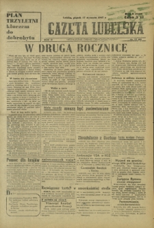 Gazeta Lubelska : niezależne pismo demokratyczne. R. 3, Nr 15=683 (17 stycznia 1947)