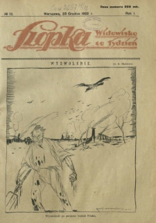 Szopka : widowisko co tydzień R. 1, Nr 12 (23 grudnia 1922)