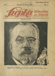 Szopka : widowisko co tydzień R. 2, Nr 3 (20 stycznia 1923)