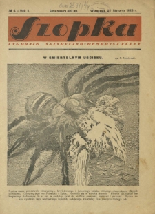 Szopka : widowisko co tydzień R. 2, Nr 4 (27 stycznia 1923)