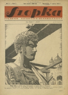 Szopka : widowisko co tydzień R. 2, Nr 11 (17 marca 1923)