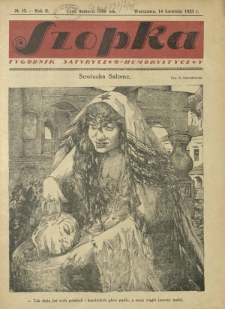 Szopka : widowisko co tydzień R. 2, Nr 15 (14 kwietnia 1923)