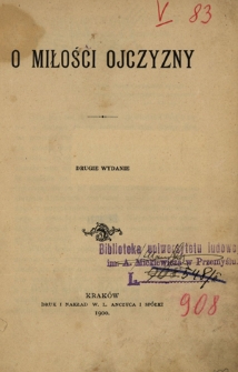 O miłości ojczyzny